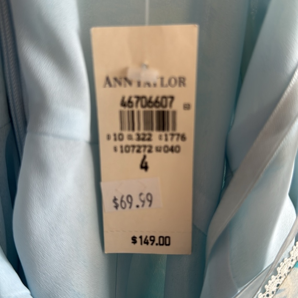 Ann Taylor floral dress sleeveless strap dress - Picture 3 of 9